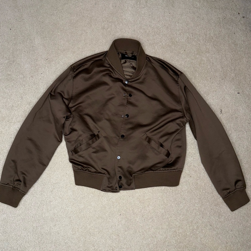 Fashion Nova Chocolate Bomber Jacket